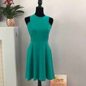 Banana Republic Teal Skater Dress